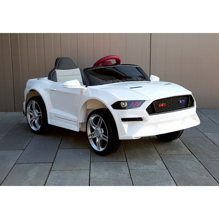 Elektrické autíčko BBH-718A - nelakované - biele